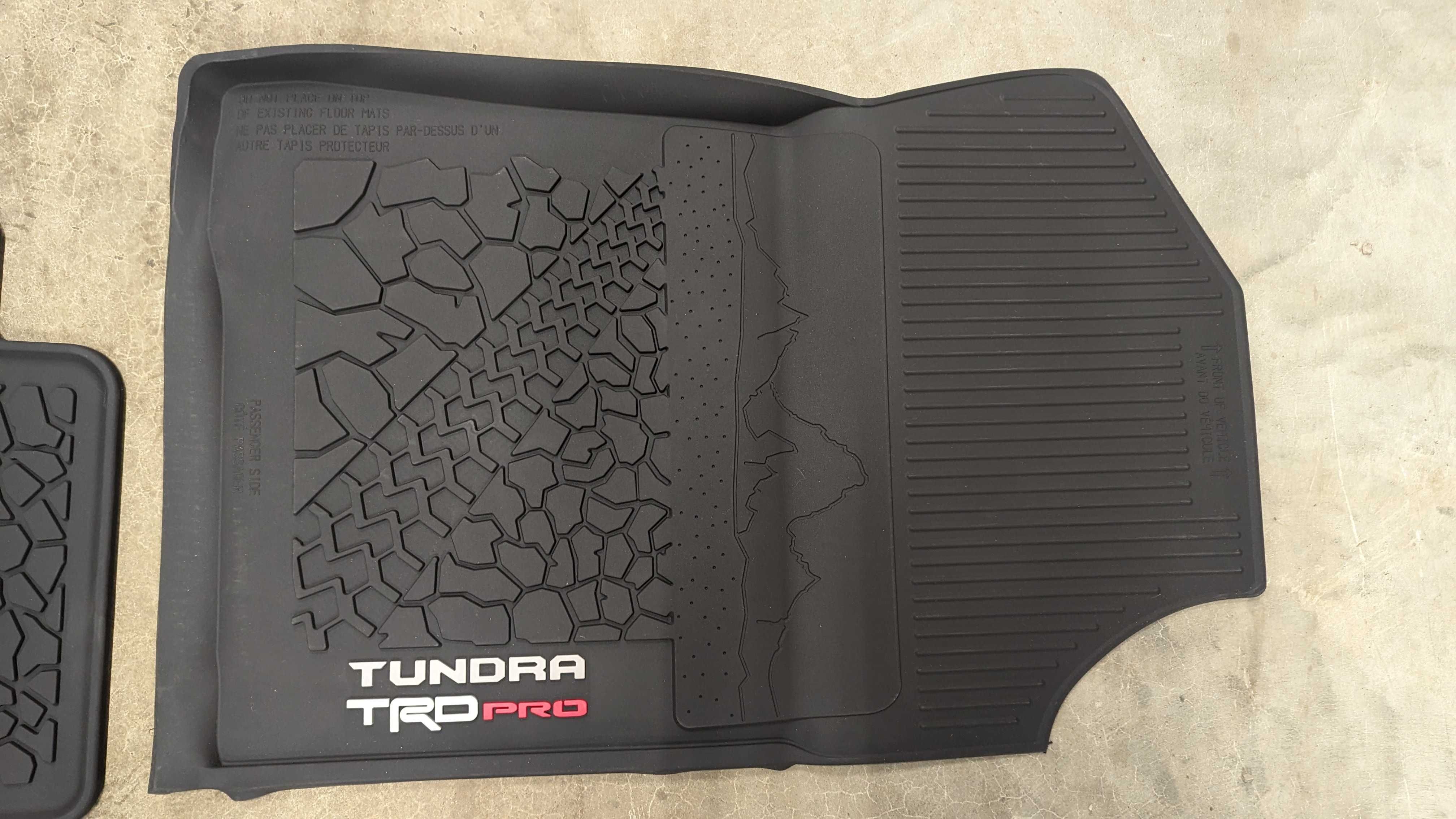 Toyota Tundra 2014-2021 Коврики TRD коври ковры резиновые Новые Оригин