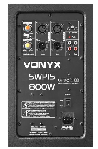 Subwoofer VONYX PRO (swp15) Activo 15" 800W