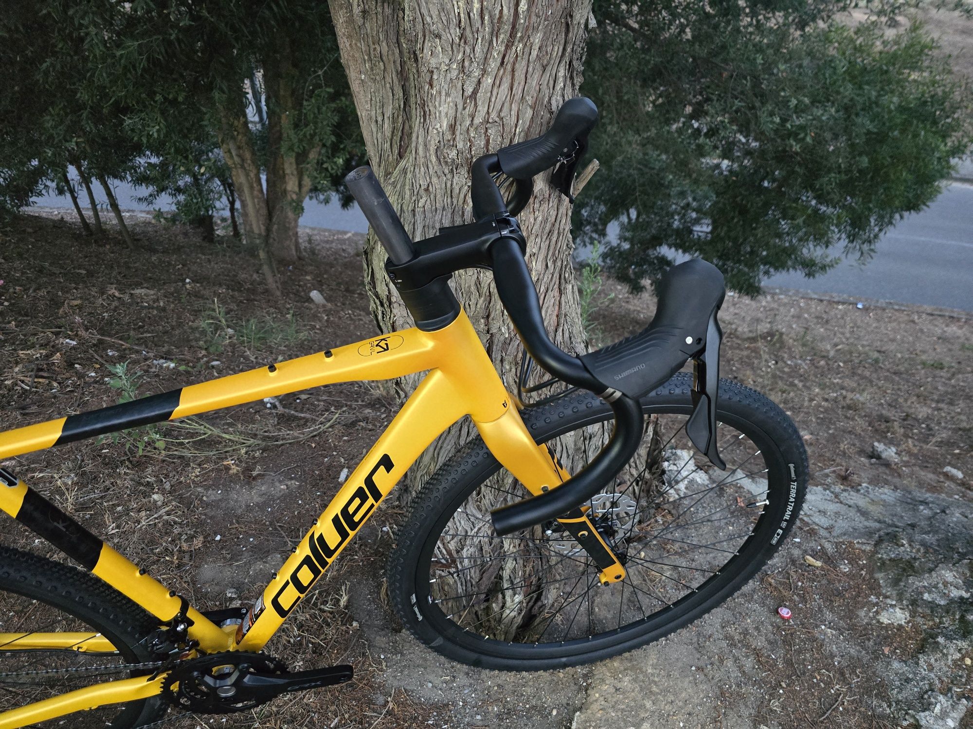 Bicicleta de gravel nova 12x2v