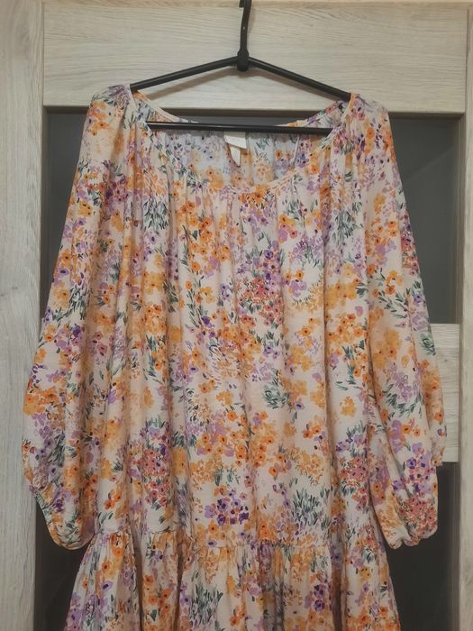 H&M cudna sukienka przewiewna wiskoza 46-48