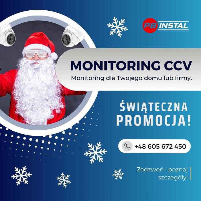 Monitoring - sprzedaż, montaż, serwis, rozbudowa i konfiguracja online