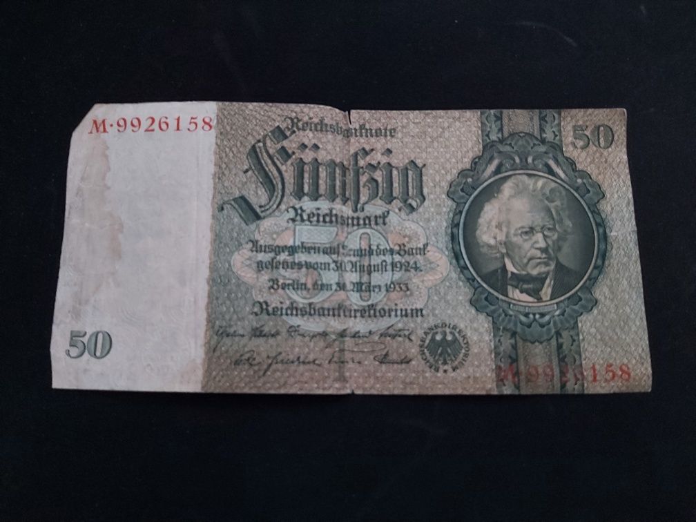 Sprzedam stare banknoty polskie i niemieckie