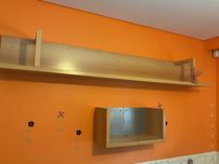 Prateleira e dois cantos em laminado