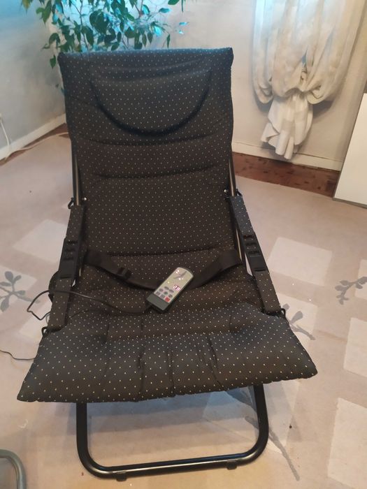 Cadeira de massagem elétrica com comando e modo de calor