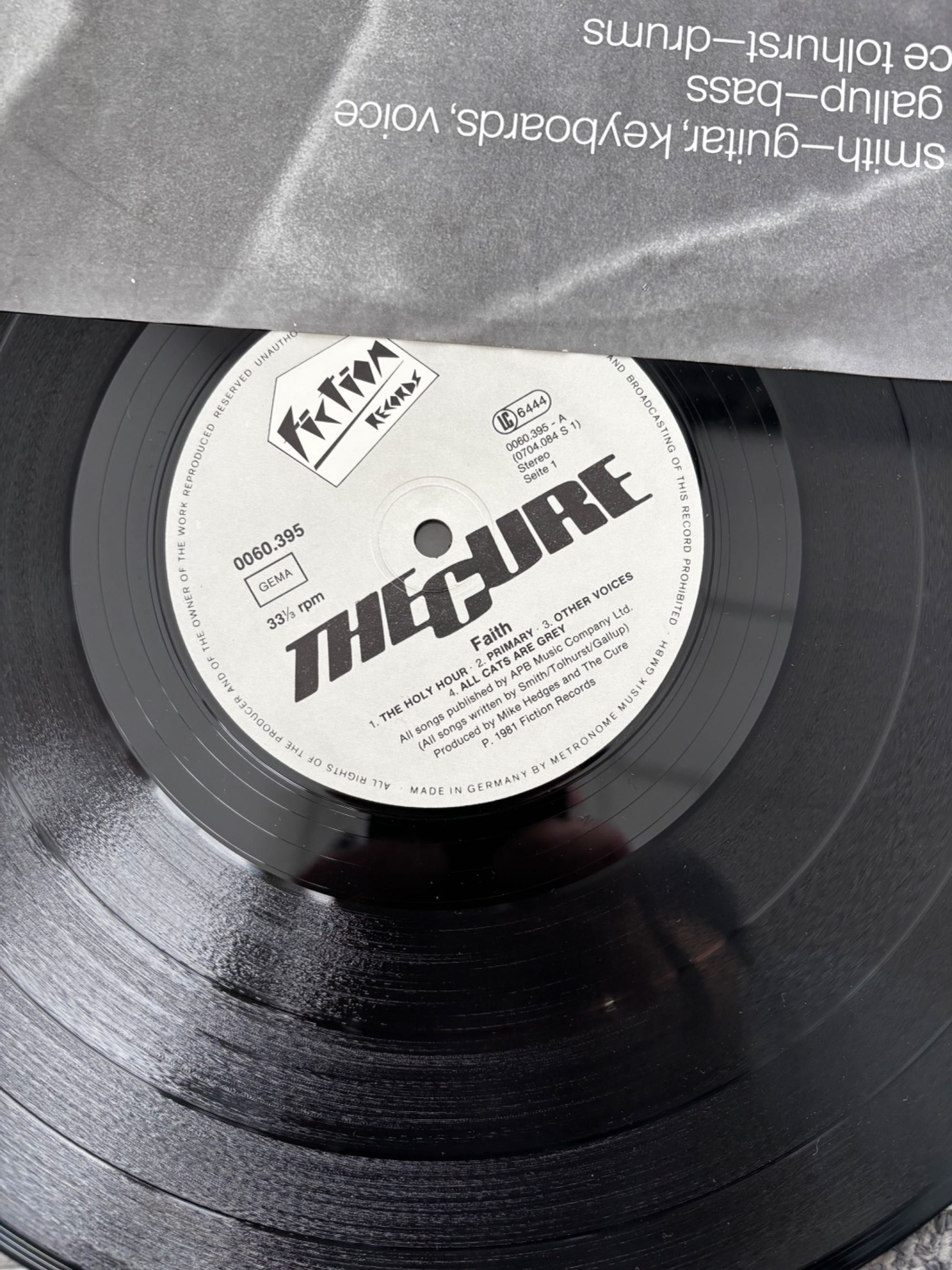 The Cure - Faith -LP- First Press 1981
