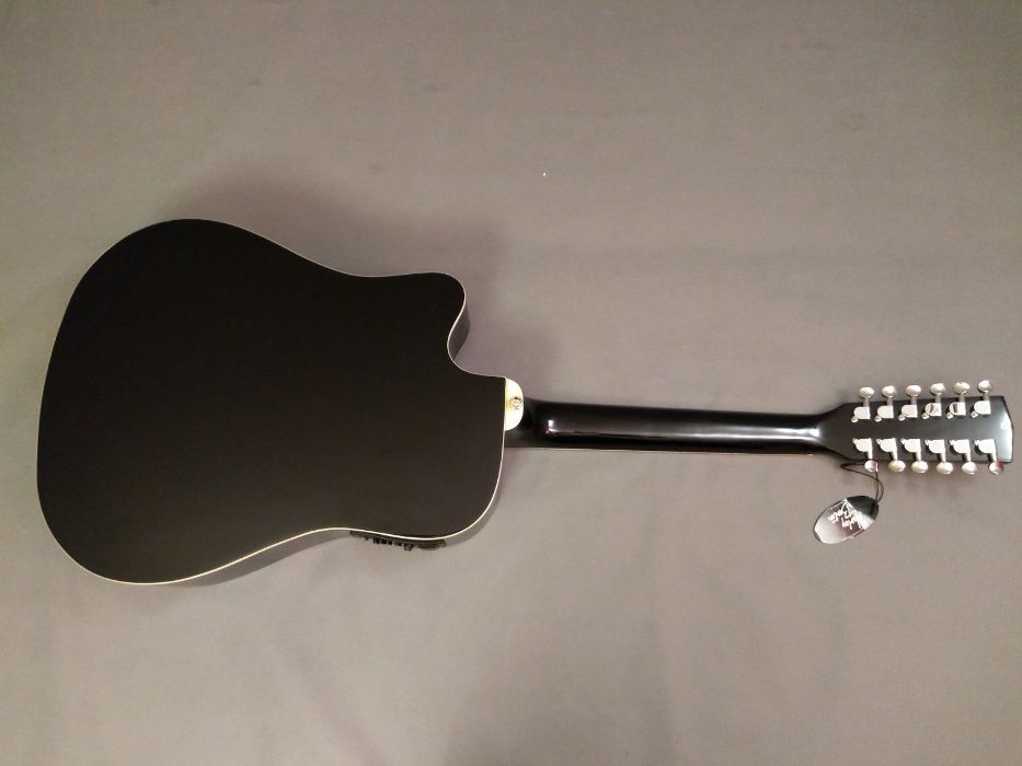 12 strunowa gitara elektroakustyczna Harley Benton D-200CE-12BK