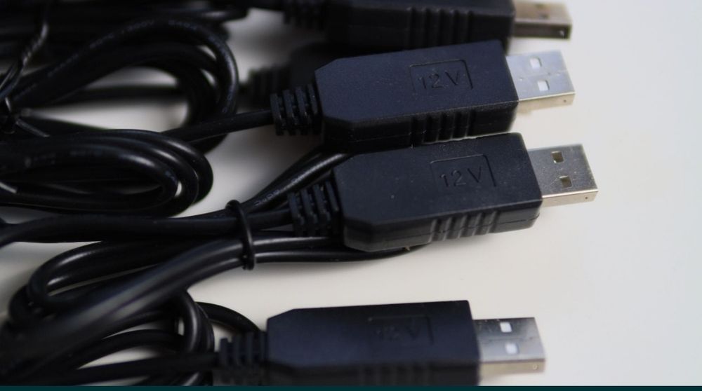 Кабель 9v USB - DC 5.x2.1 мм