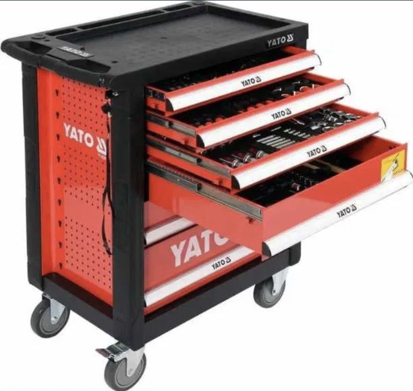 Тележка з інструментами Yato 185 предметів / YT 55300