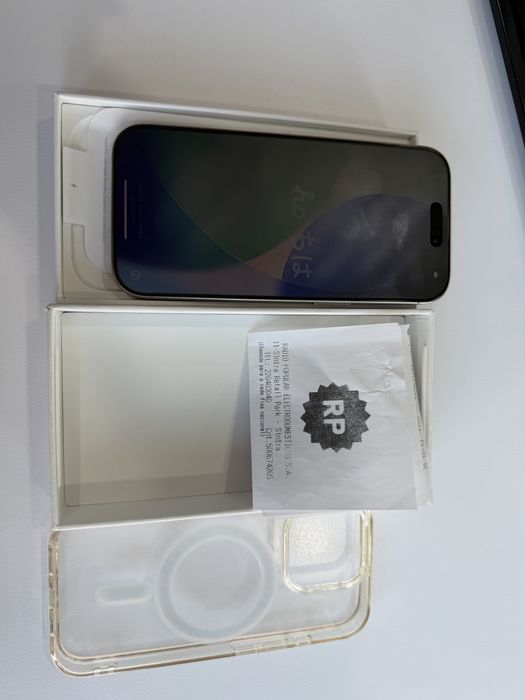 Iphone 16 pro 128gb com fatura e como novo!