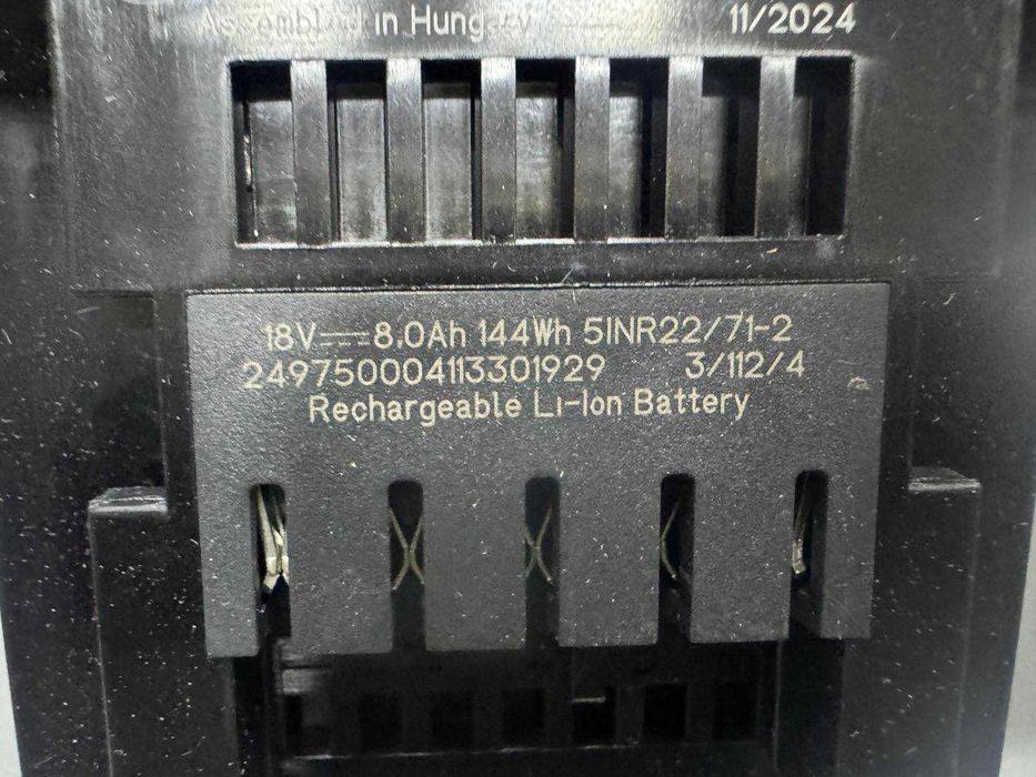 Акумулятор Metabo LiHDX 18 В/8.0 Аг Новий!