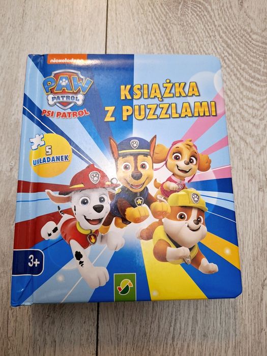 Książeczka z puzzlami Psi Patrol używana