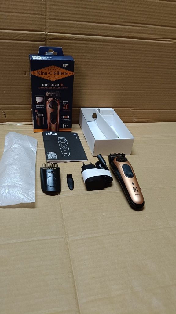 King C Gillette Beard Trimmer Pro trymer do brody i włosów maszynka
