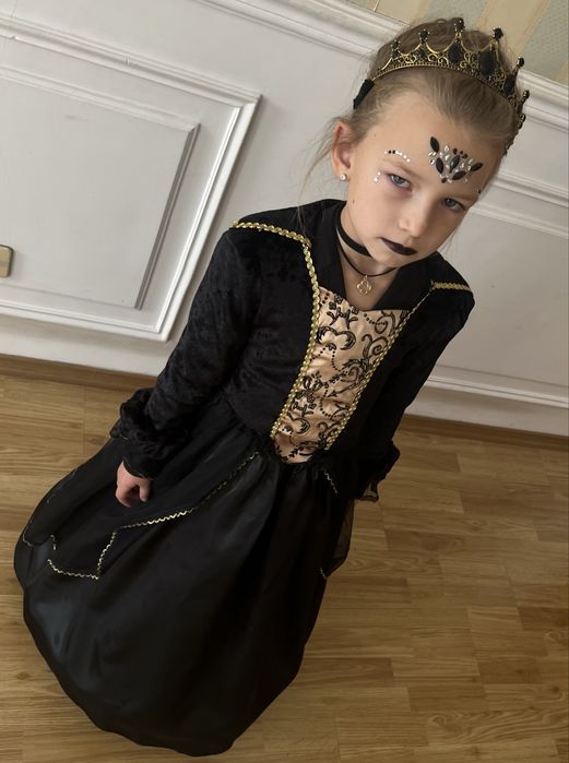 Сукня святкова королева ночі + корона