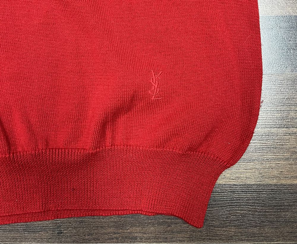 Gruby wełniany sweter Yves Saint Laurent,r.L