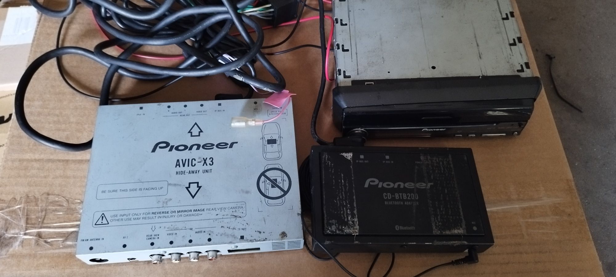 PIONEER AVIC-X3 Z modułem bluetooth CD BTB200