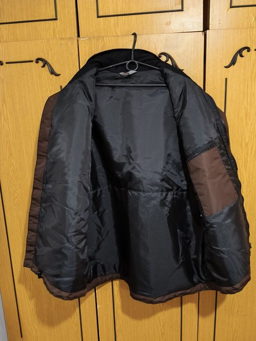 Куртка чоловіча водонепроникна та вітрозахисна коричнева XL