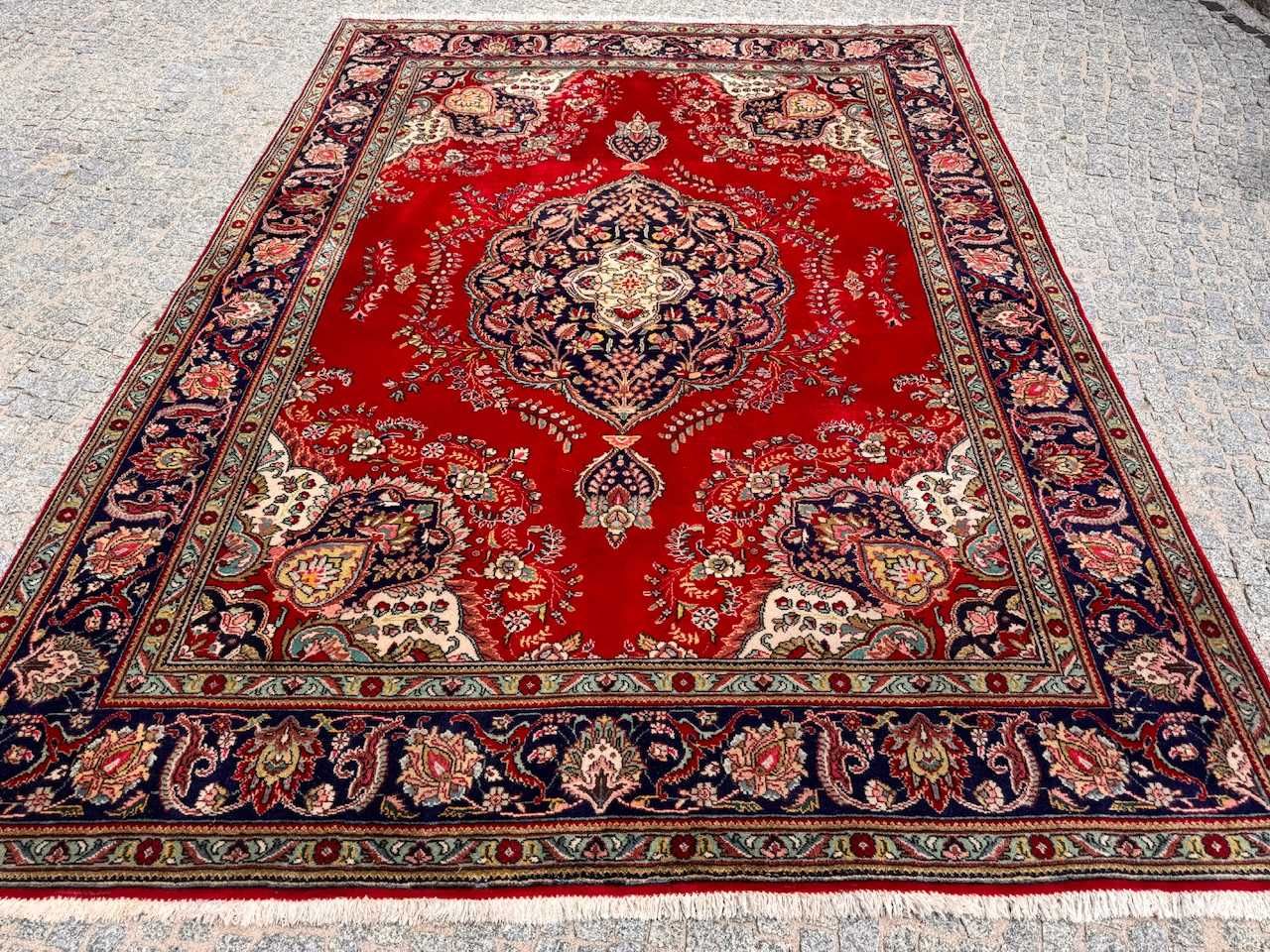 Dywan wełniany kaszmirowy r.tkany perki Keshan 350x260 gal. 22 tyś