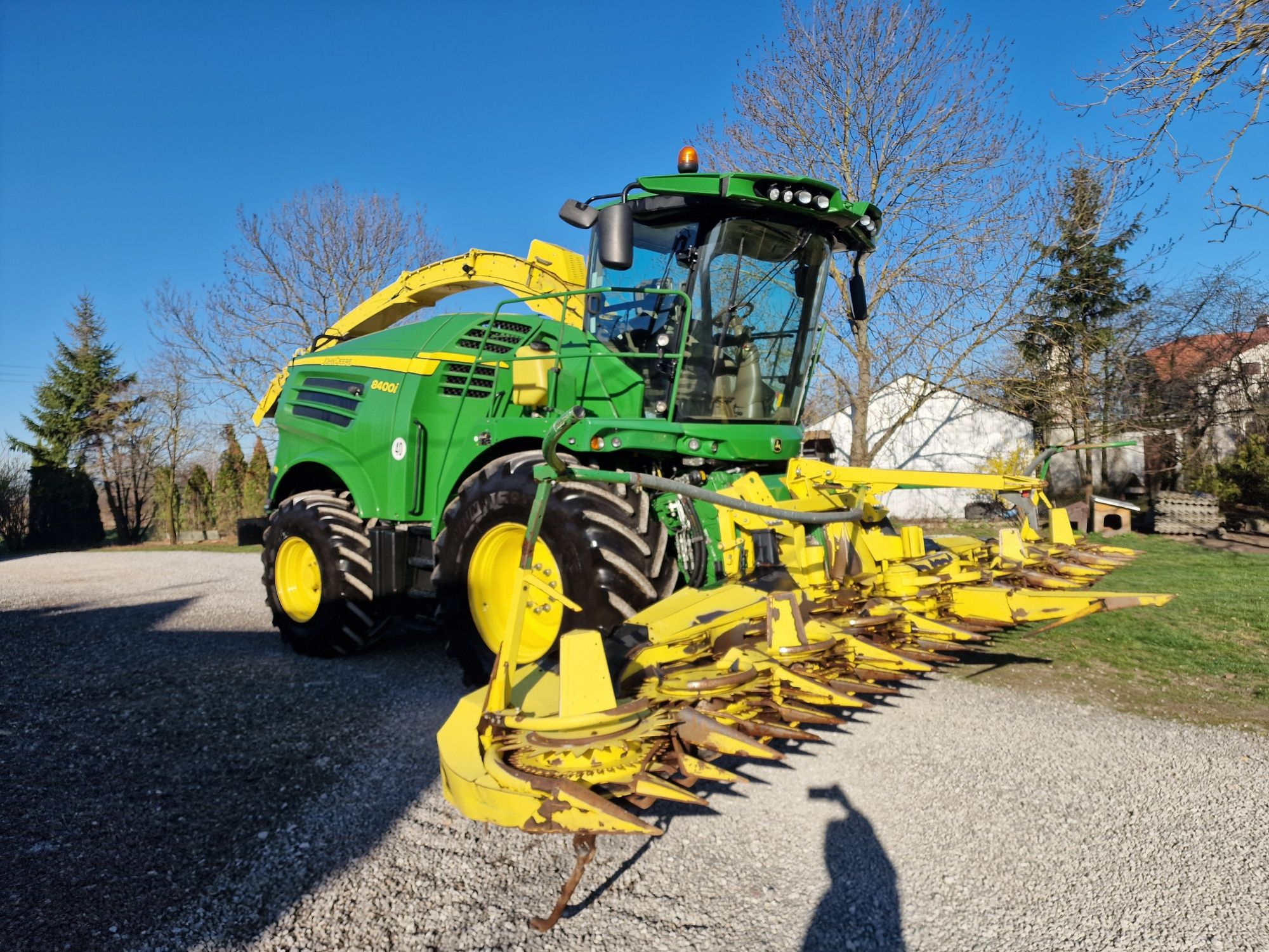Sieczkarnia samobieżna John Deere 8400i, kemper 375 plus