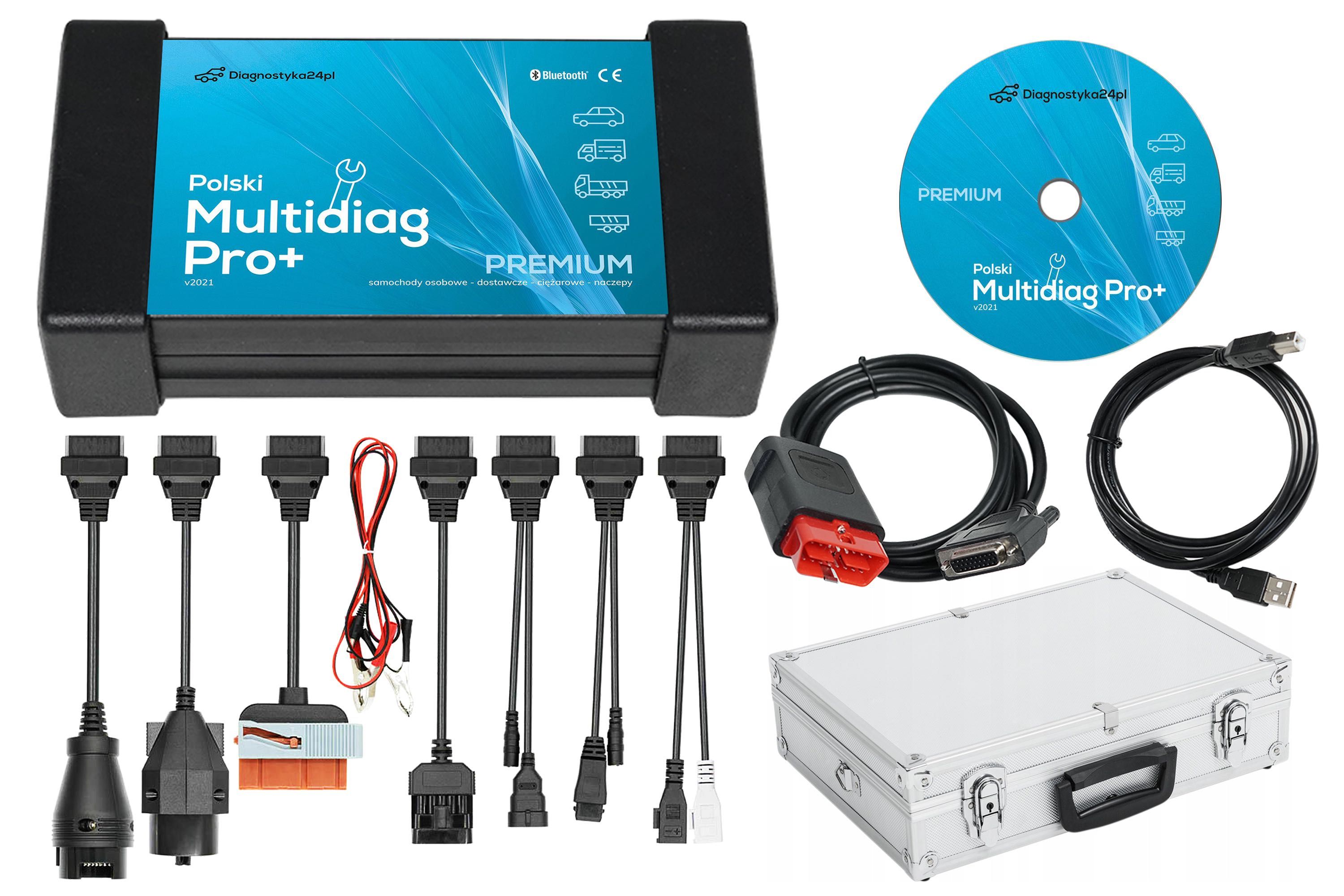 INTERFEJS do WSZYSTKIE AUTA MultidiagPro+ jak Delphi vcds vag autodata
