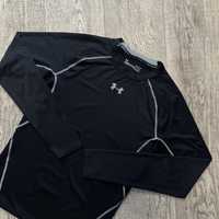 Термо кофта компрессионка для спорта Under Armour big logo