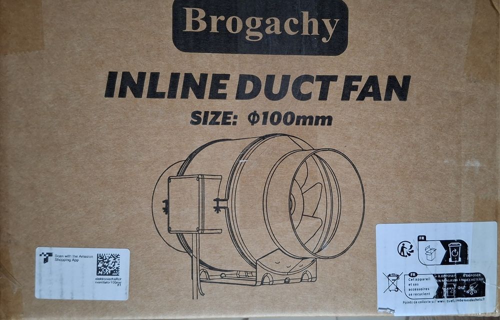 Wentylator kanałowy nówka