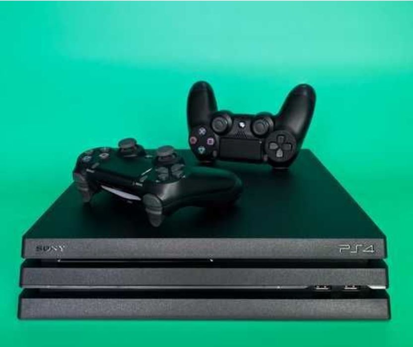 Ps 4 pro с геймпадами и 25 играми в подарок Магазин