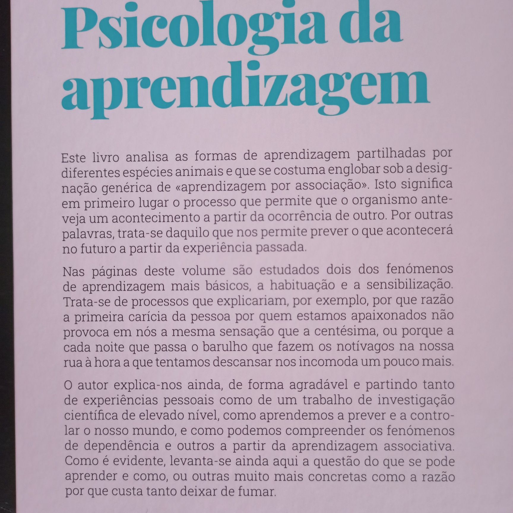 Psicologia da Aprendizagem - Biblioteca NOVO