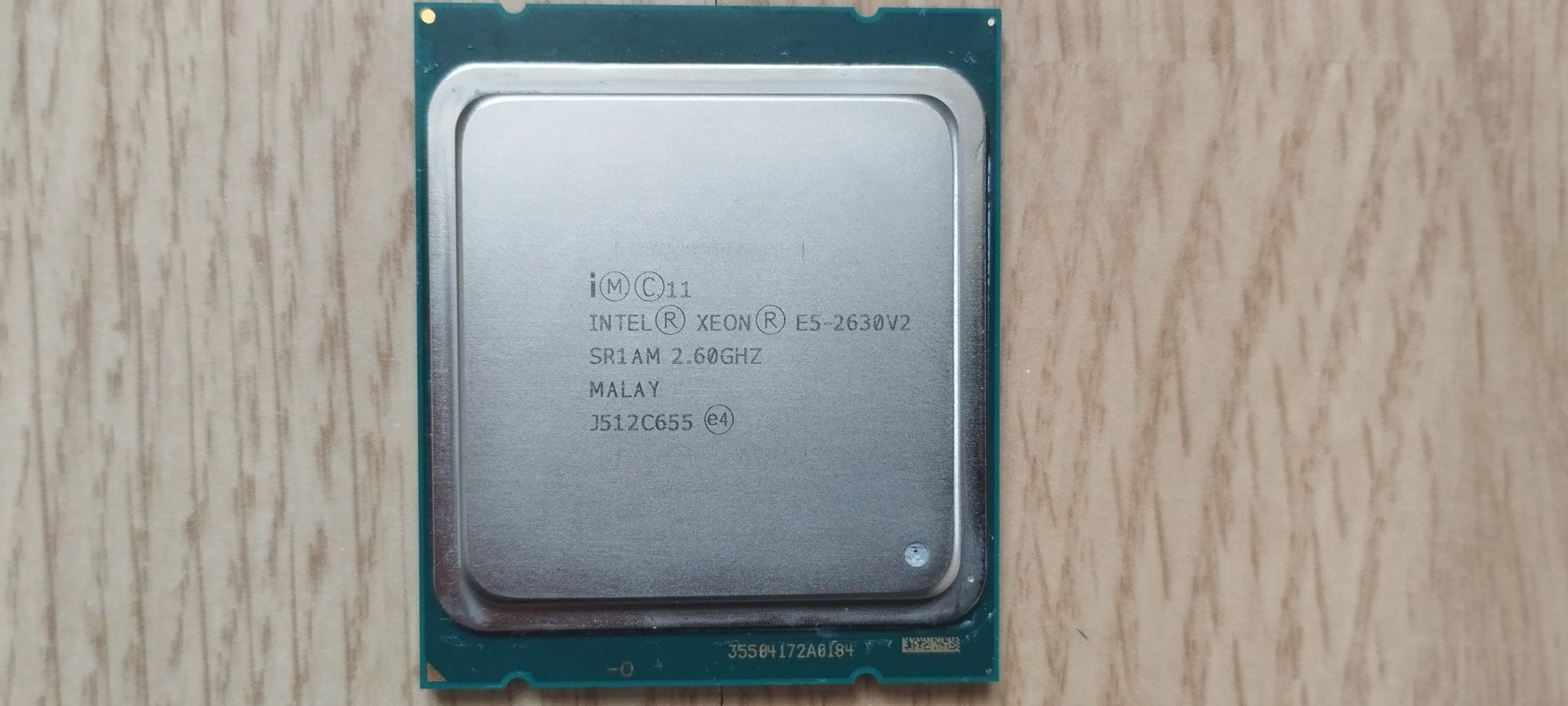 Продам процесор Intel Xeon E5 2630 v2
Ядер	6
Потоків	12
Базова частота