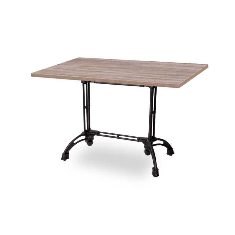 Stolik kawiarniany RUSTICAL DUO blat laminowany 120x60 cm