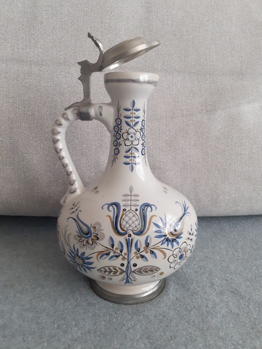 Butelka na wino z klapką cynową ULMER KERAMIK