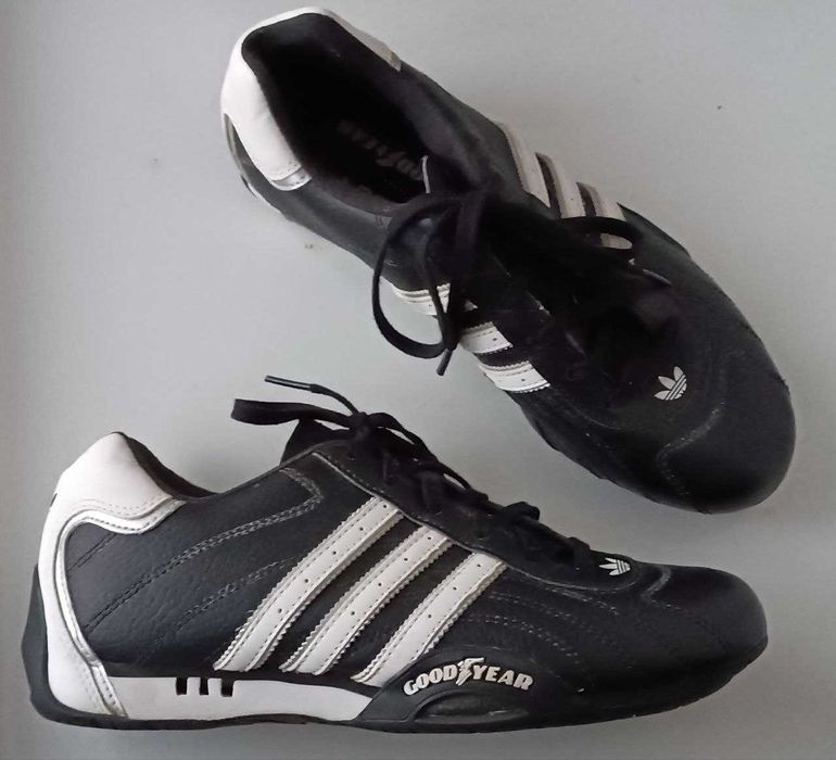 ШКІРА!Фірмові гоночні кросівки ADIDAS GOODYEAR AdiRacer Low original37