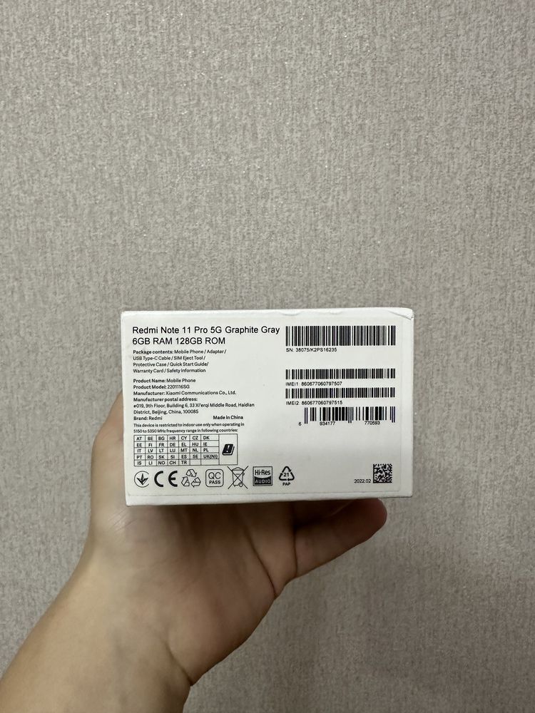 Xiaomi Redmi Note 11 Pro 5G 6/128Gb