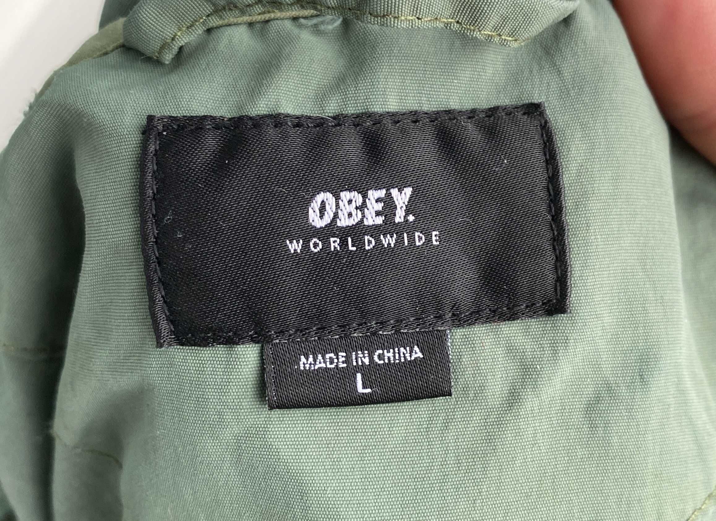 Куртка ветровка Obey Olive Coach Jacket