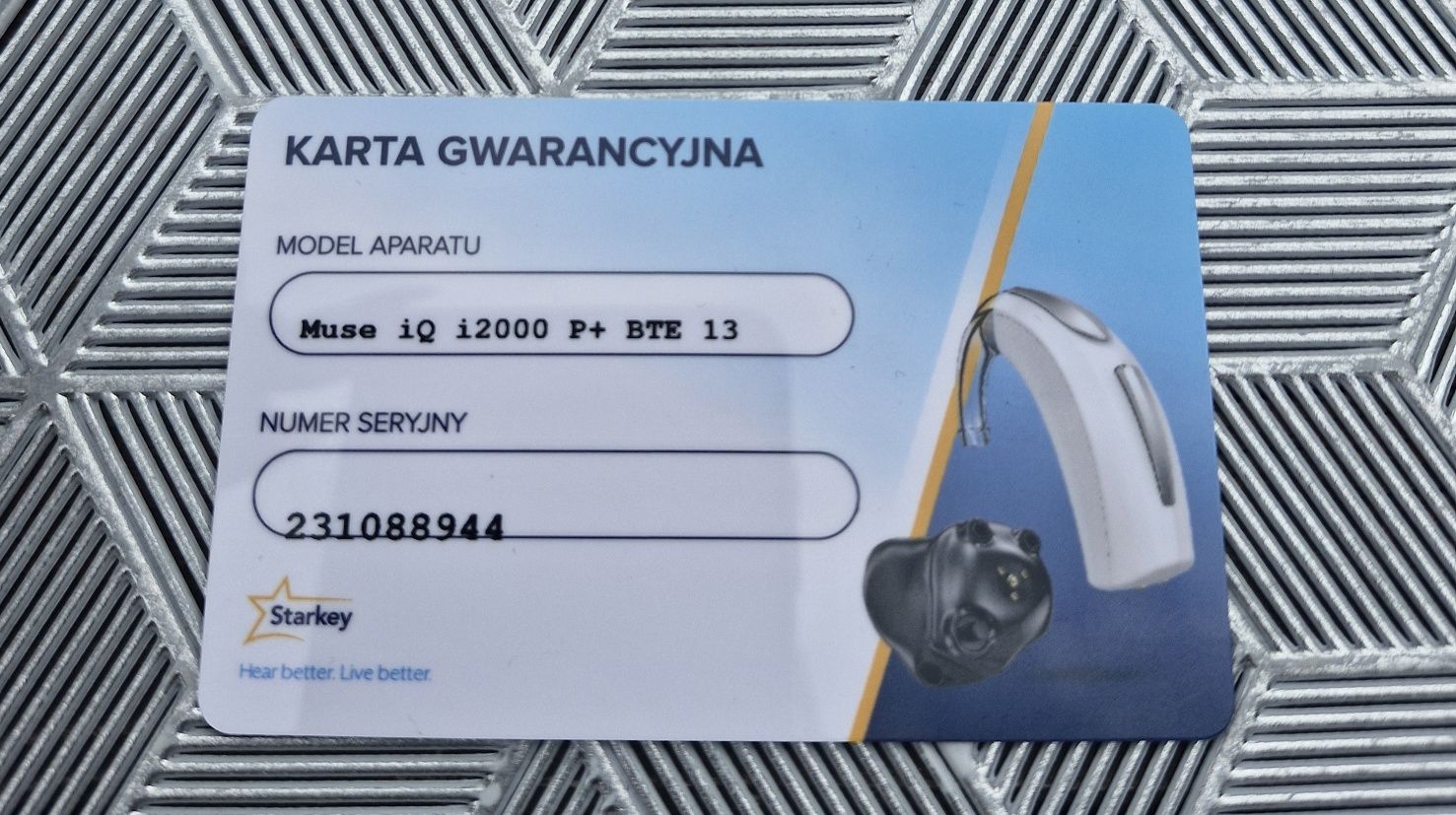 Aparat słuchowy Starkey