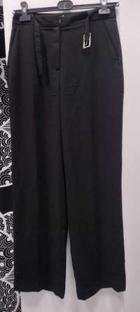 Spodnie damskie czarne wysoki stan H&M r.36