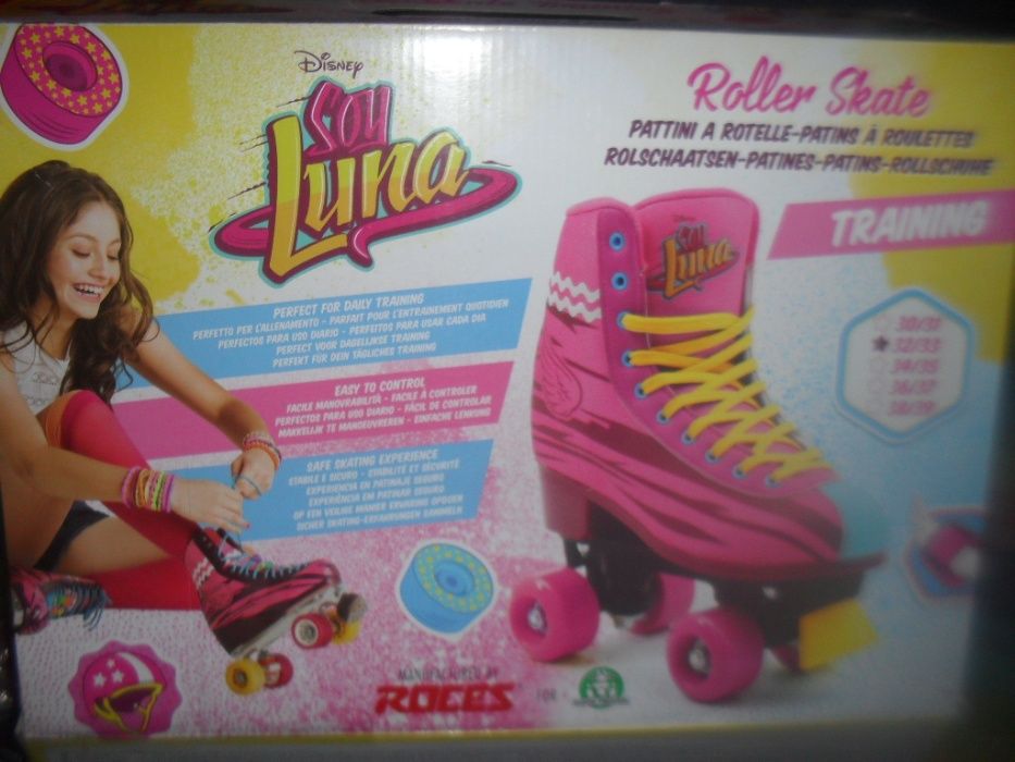 Patins e Capacete "Soy Luna"