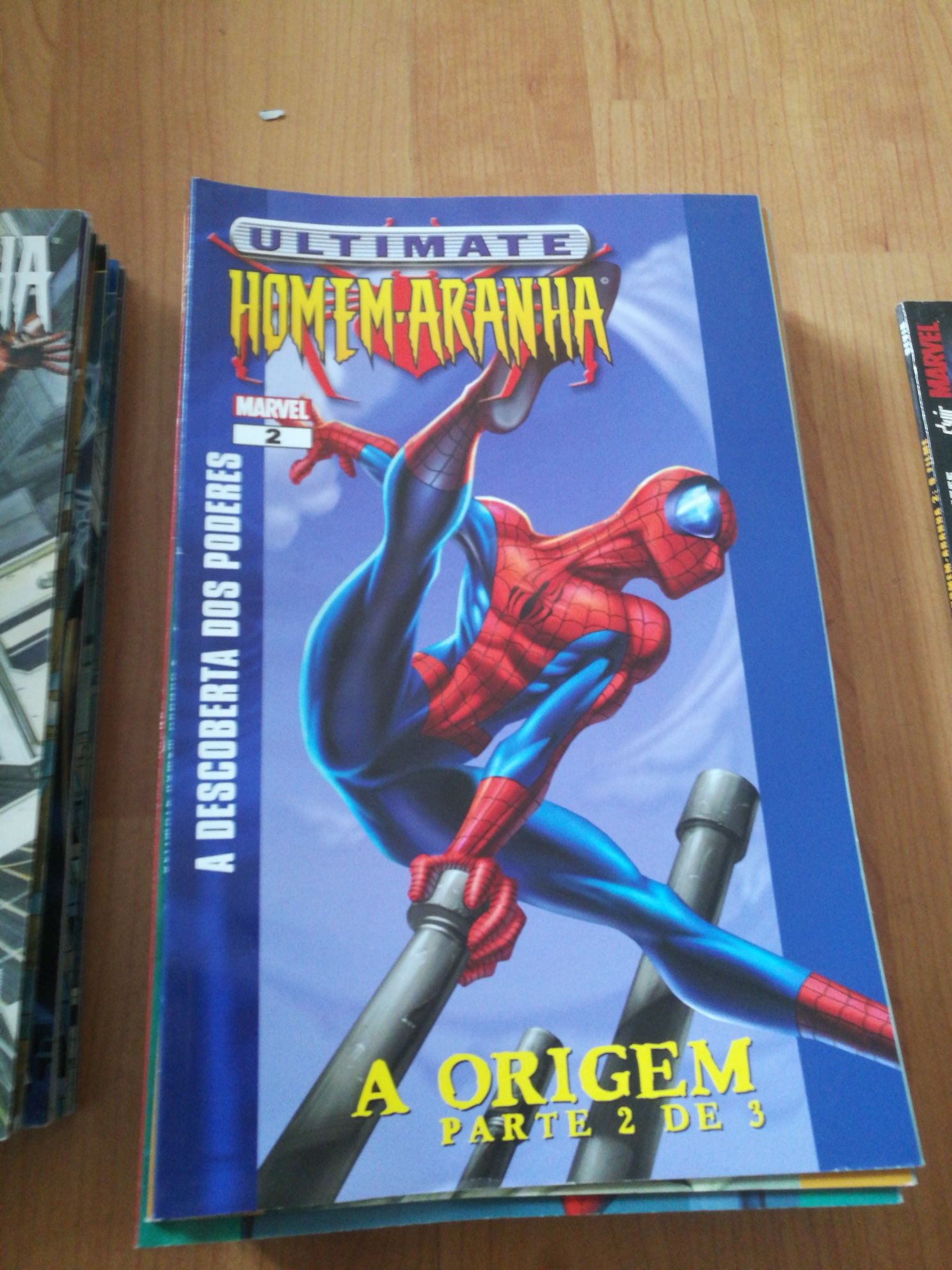 Livros BD homem aranha