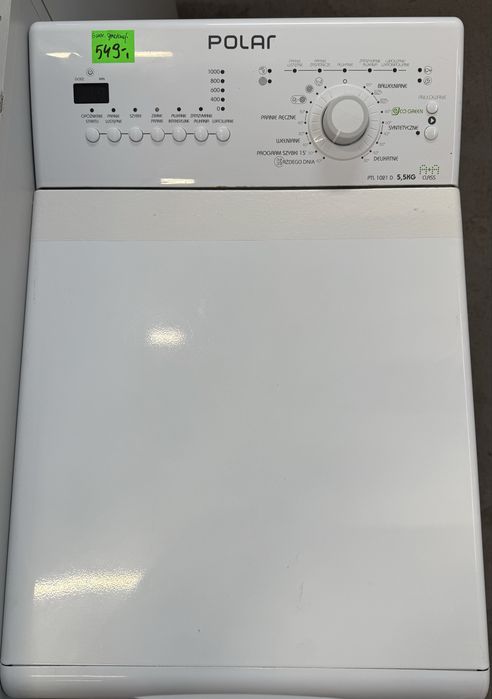 WYPRZEDAŻ! 6 miesięcy gwarancji/używana pralka Polar 5,5kg