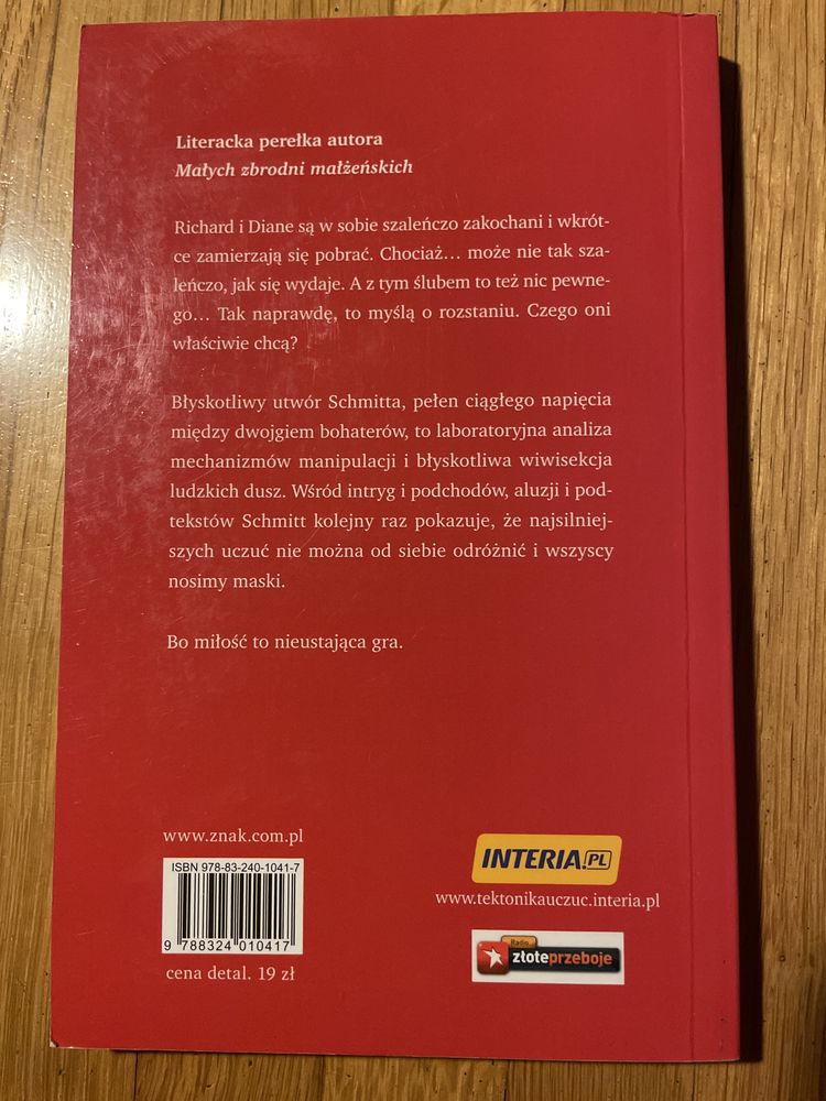 Tektonika uczuć - Eric- Emmanuel Schmitt