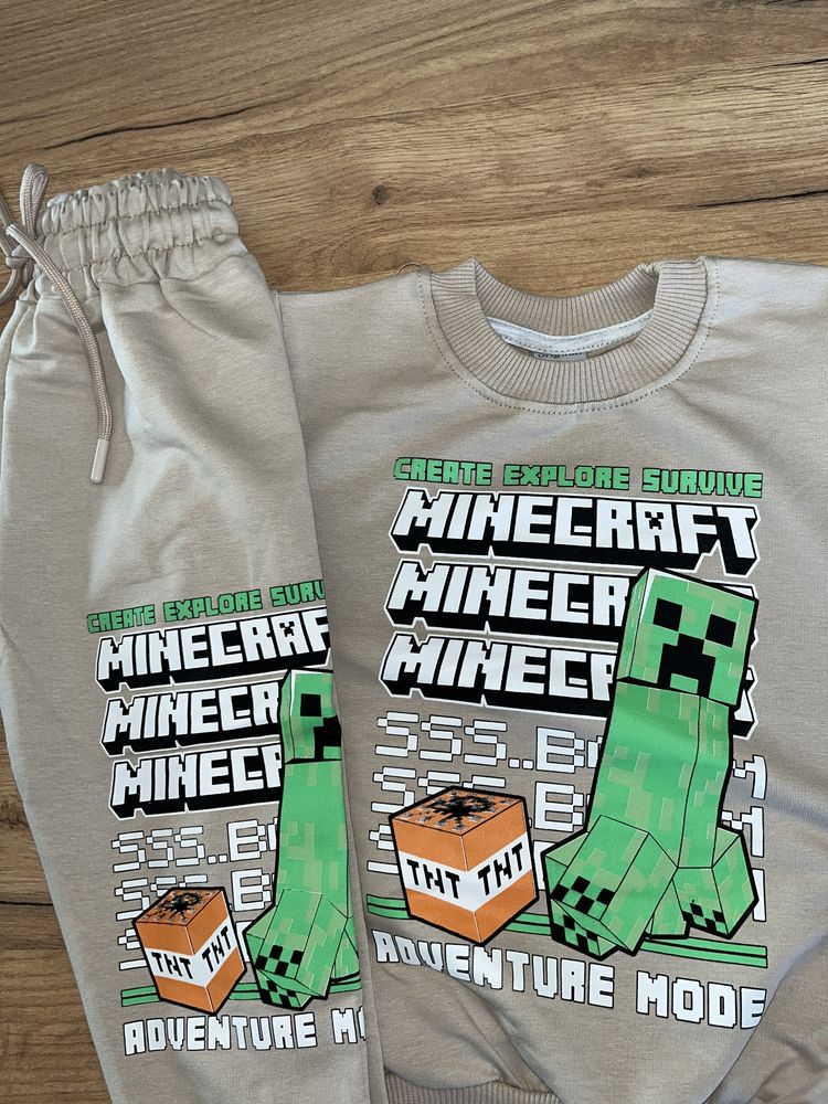 Nowe komplety bezowe minecraft 98 do 116