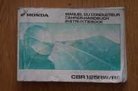 Instrukcja Katalog HONDA 125RW