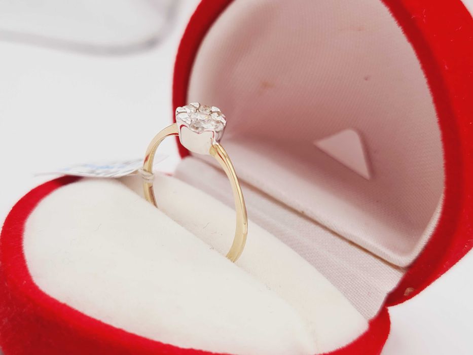 Śliczny Złoty Pierścionek pr.333 (8K)  NOWY!