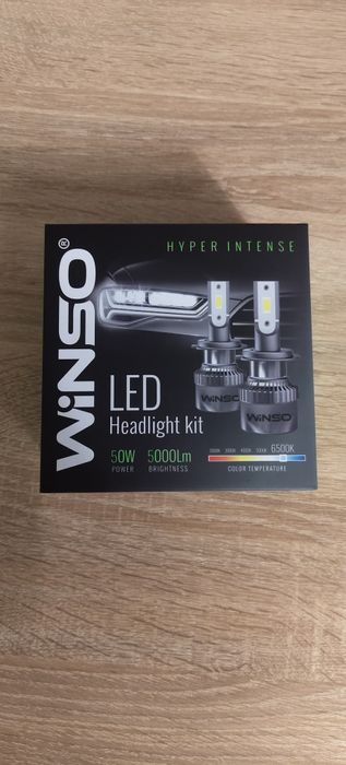 LED лампи Winso H8/H11/H16 12/24V 50 Вт 5000Лм 6500K