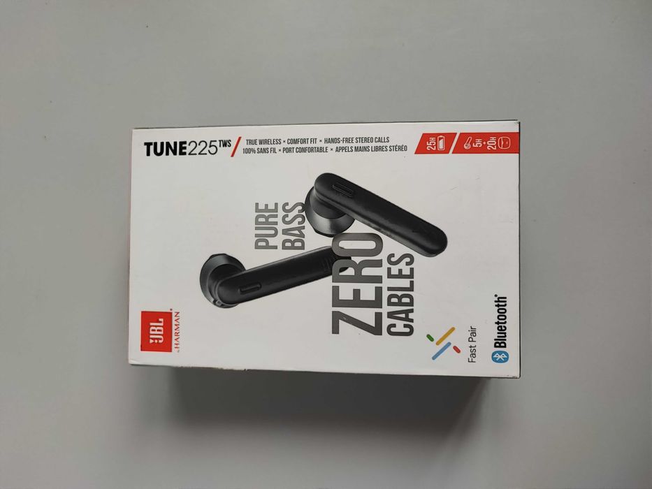 Навушники JBL Tune 225 TWS, Black, PURE BASS
