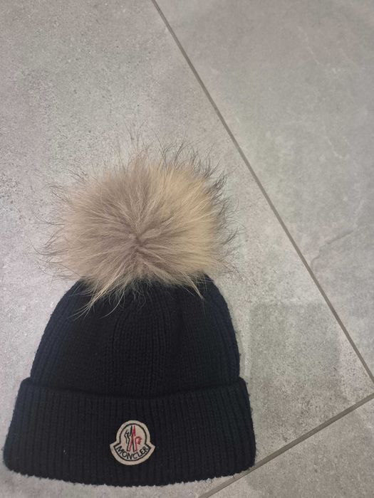 Czapka Moncler granatowa
