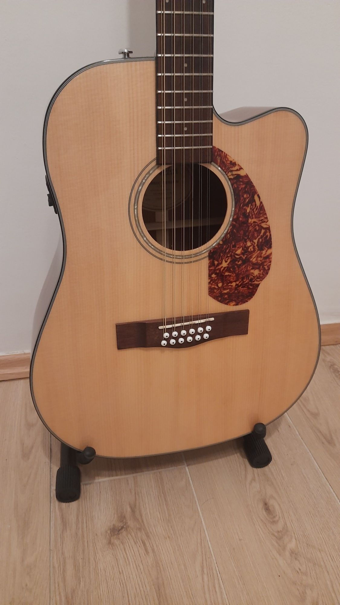 Gitara elektro-akustyczna Fender CD-140SCE 12 str. REGULACJA LUTNICZA