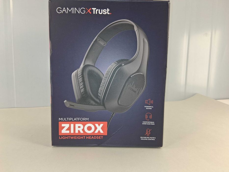 N124 Trust GXT 415 Zirox Lightweight Gaming Headset Słuchawki