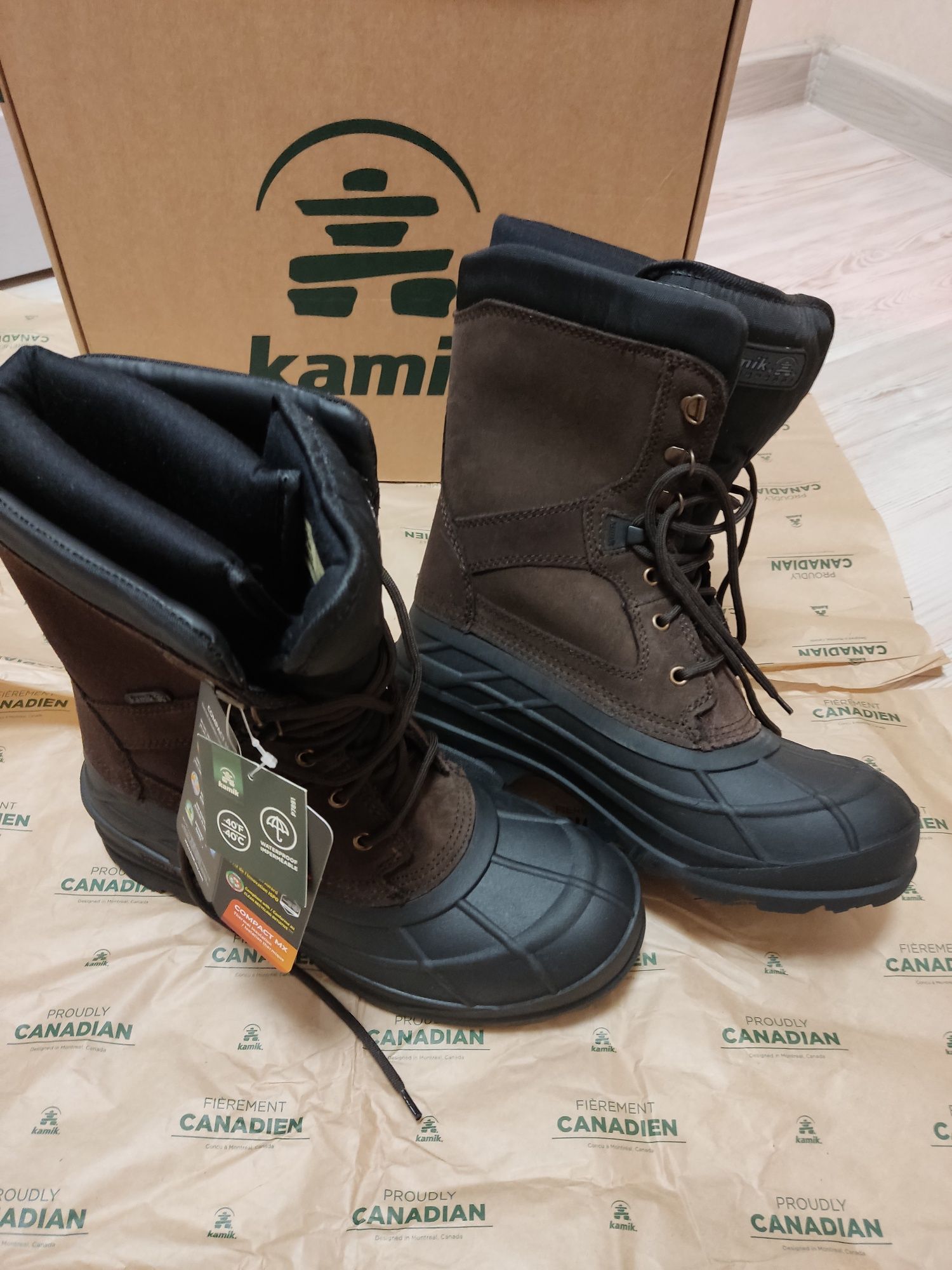Канадские зимние ботинки Kamik -40