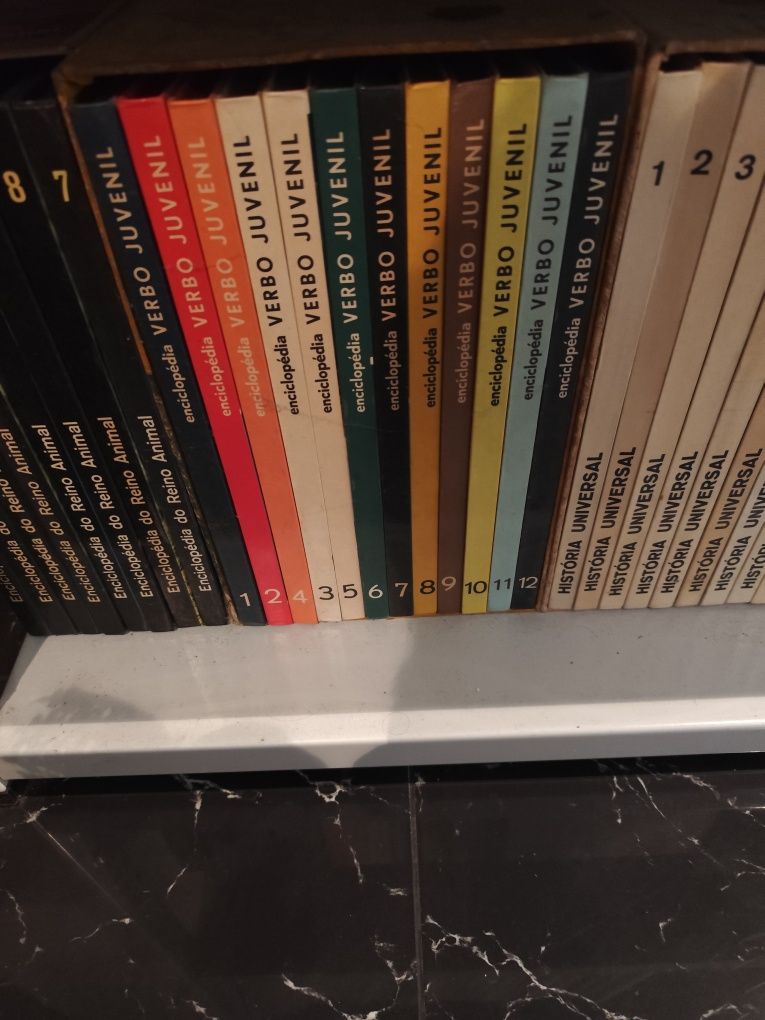 Enciclopédias(3)do Reino Animal,Verbo juvenil e História Universal