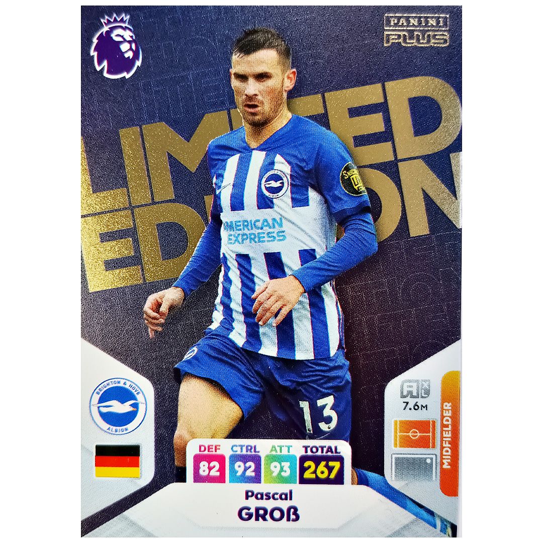 Karta Panini Premier League 2024 Plus Pascal Gros Limited Editon